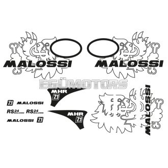 Malossi KIT of stickers TROPHY VESPA