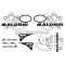 Malossi KIT of stickers TROPHY VESPA