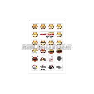 Malossi FOLDER of MALOSSI EMOJI MINI STICKERS 11,5x16,8 cm