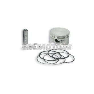 Malossi PISTON 58  pin 15 rect./oil rings 3 C