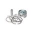 Malossi PISTON 75,5 pin 16 sem./oil rings 3 C