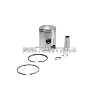   Piston 2T Ø 38,4 with pin Ø 12 and 2 rectangular rings size C
