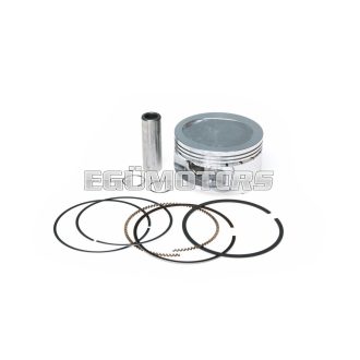 Malossi PISTON 74 pin 17 rect./oil rings 3 0