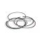 Malossi PISTON RING SET 67 1 rect./2 oil c.r.