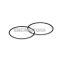 Malossi 2 PISTON RINGS 63x1 chro. rectangular KDN5