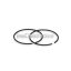 Malossi 2 PISTON RINGS 55,8x1,5 rectangular