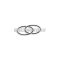 Malossi 2 PISTON RINGS 47,3x1,5 rectangular