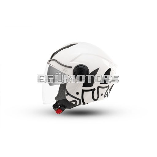 Malossi Malossi WHITE JET HELMET ( XS )