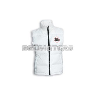 Malossi WHITE PADDED WAISTCOAT MALOSSI- RACERS ( L )