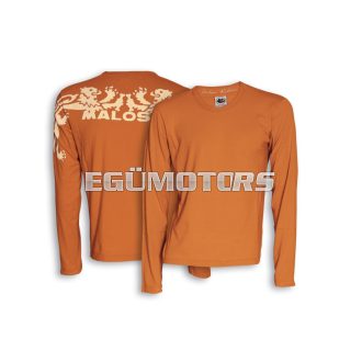 Malossi ORANGE T-SHIRT MALOSSI (LONG sleeve) - START ( M )