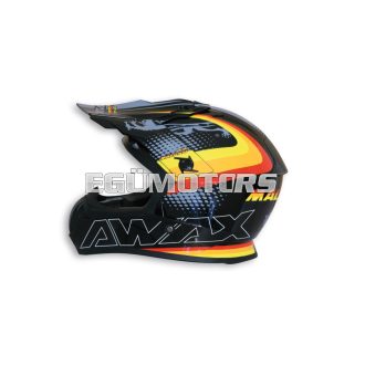 Malossi Malossi BLACK Off ROAD HELMET - BRIGHT vers. ( L )