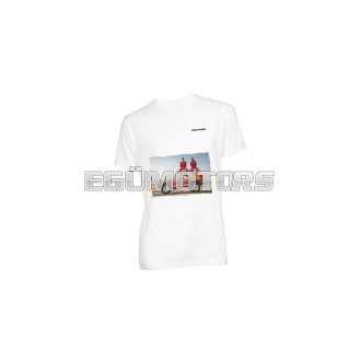 White T-shirt Malossi DAKAR 2025 - size XS
