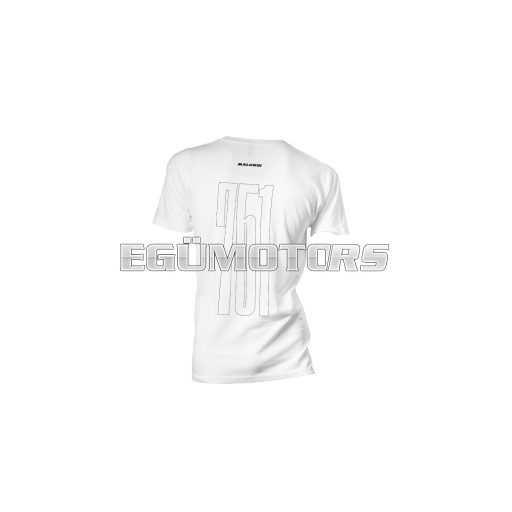 White T-shirt Malossi DAKAR 2025 - size S