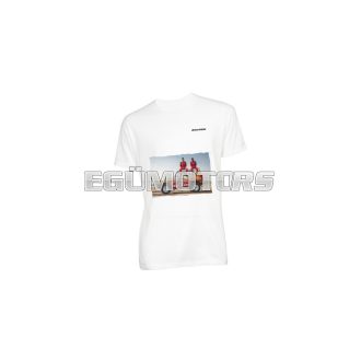 White T-shirt Malossi DAKAR 2025 - size XL