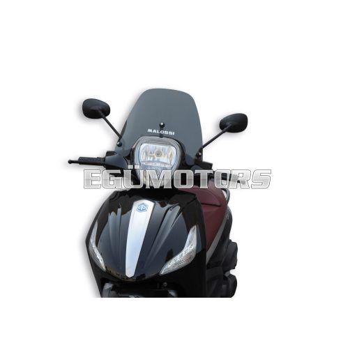 Dark smoke SPORT screen - width 380 x height 230 x thickness 0.3 cm