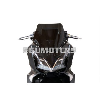   Dark smoked SPORT SCREEN - length 42 x height 40 x thickness 0.3 cm