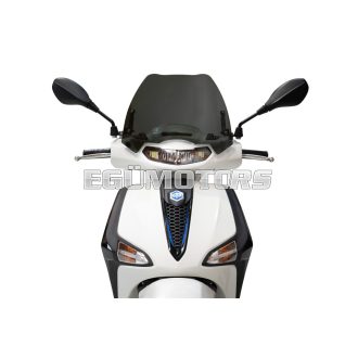   Dark smoke SPORT screen - width 13,8 x height 12,8 x thickness 0,3 cm