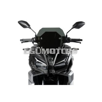   Dark smoke SPORT screen - width 36 x height 40 x thickness 0,3 cm