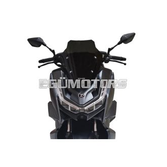   Dark smoke SPORT screen - width 36 x height 40 x thickness 0,3 cm