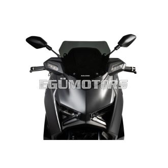   Dark smoke SPORT screen - width 360 x height 340 x thickness 3 mm