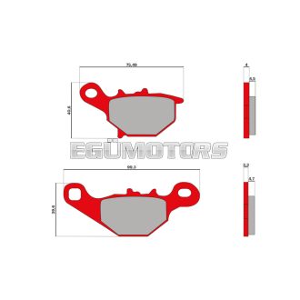 Malossi BRAKE PADS MHR