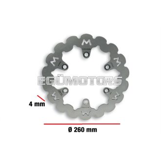  Malossi WHOOP DISC robogó féktárcsa – külső átmérő 260 mm, vastagság 4 mm
