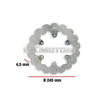   Malossi WHOOP DISC robogó féktárcsa – külső átmérő 245 mm, vastagság 4,5 mm