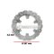 Malossi WHOOP DISC robogó féktárcsa – külső átmérő 267 mm, vastagság 4,5 mm
