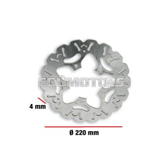   Malossi WHOOP DISC,  CYGNUS X 125 robogó féktárcsa – 220 mm x 4 mm