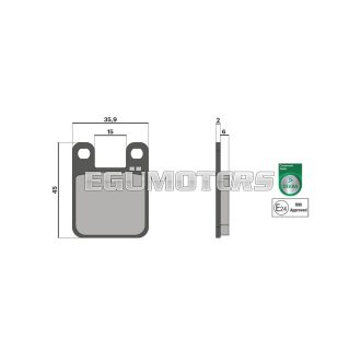 Malossi BRAKE PADS homologated