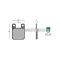 Malossi BRAKE PADS homologated