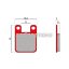 Malossi BRAKE PADS MHR