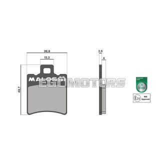 Malossi BRAKE PADS homologated