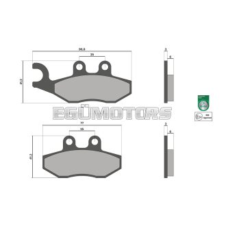 Malossi BRAKE PADS homologated