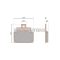 Malossi BRAKE PADS MHR SYNT homologated