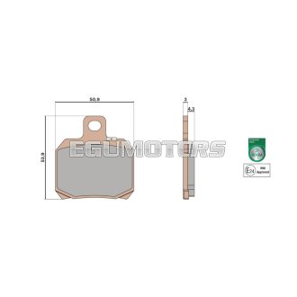 Malossi BRAKE PADS MHR SYNT homologated