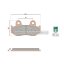 Malossi BRAKE PADS MHR SYNT homologated