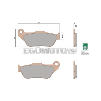 Malossi BRAKE PADS MHR SYNT homologated