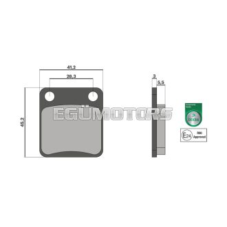 Malossi BRAKE PADS homologated