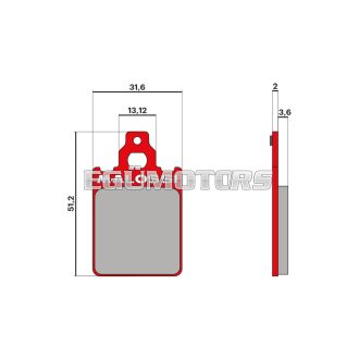 Malossi BRAKE PADS MHR