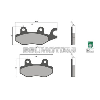 Malossi BRAKE PADS homologated