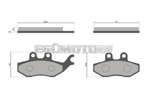 Malossi BRAKE PADS