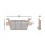 Malossi BRAKE PADS MHR SYNT