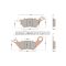 Malossi BRAKE PADS MHR SYNT