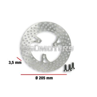   Malossi BRAKE POWER DISC ext. 205 - thickness 3,5 mm for fork. CROSS