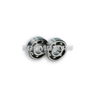   Malossi 2 ROLLER BEARINGS with BALLS 17x47x14 (C3) for CRANKSH. moto MINARELLI AM