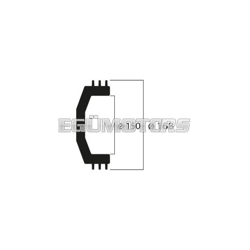 Malossi MAXI WING CLUTCH BELL inner 150 mm WEIGHT 1440 grams