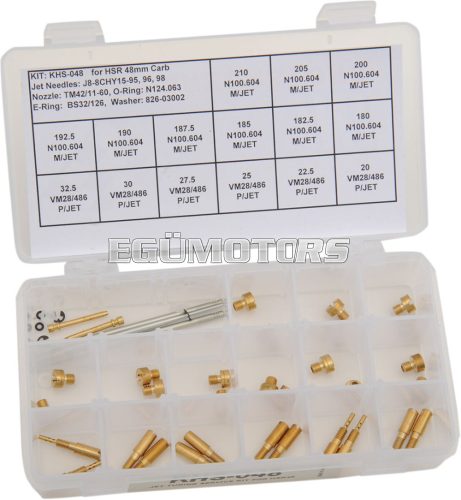 JET KIT HSR48 JET ASSORTMENT KIT HSR48 BRASS