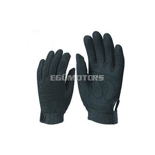 Robogós kesztyű, fekete színben