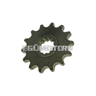   101 Octane első lánckerék 14 fogas, 420-as lánchoz, Minarelli AM, Generic, KSR-Moto, Keeway, Motobi, Ride, 1E40MA, 1E40MB